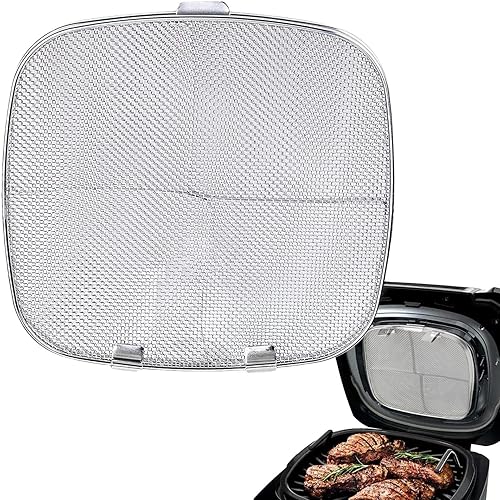 Protector de salpicaduras de acero inoxidable para Ninjas Foodi AG301 pantalla de salpicaduras de malla fina para Ninja Foodi AG300 AG300C AG301C