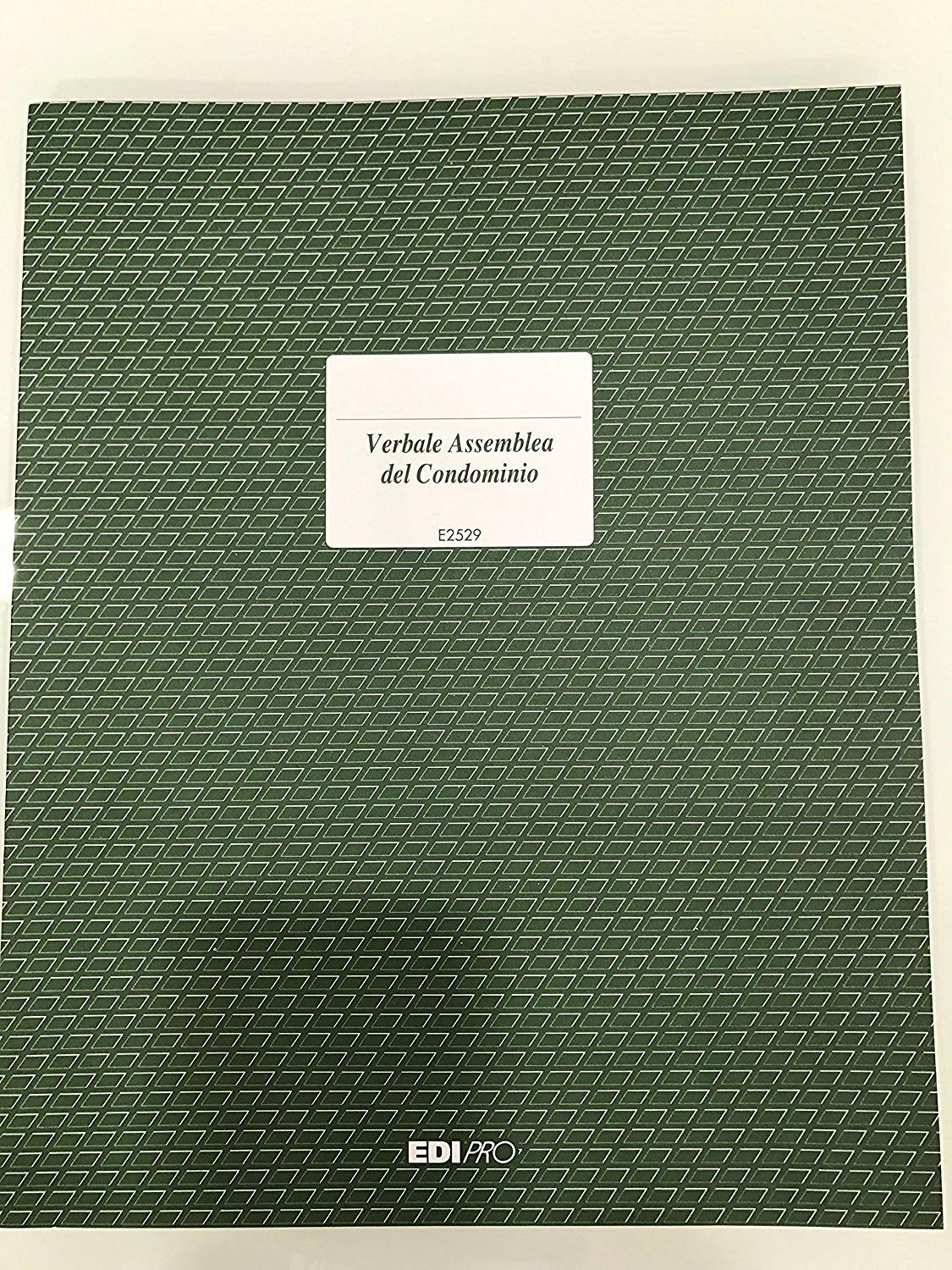 EdiPro Verbali assemblea cond. E2529 100 pag. - Confezione da 10 Verbali