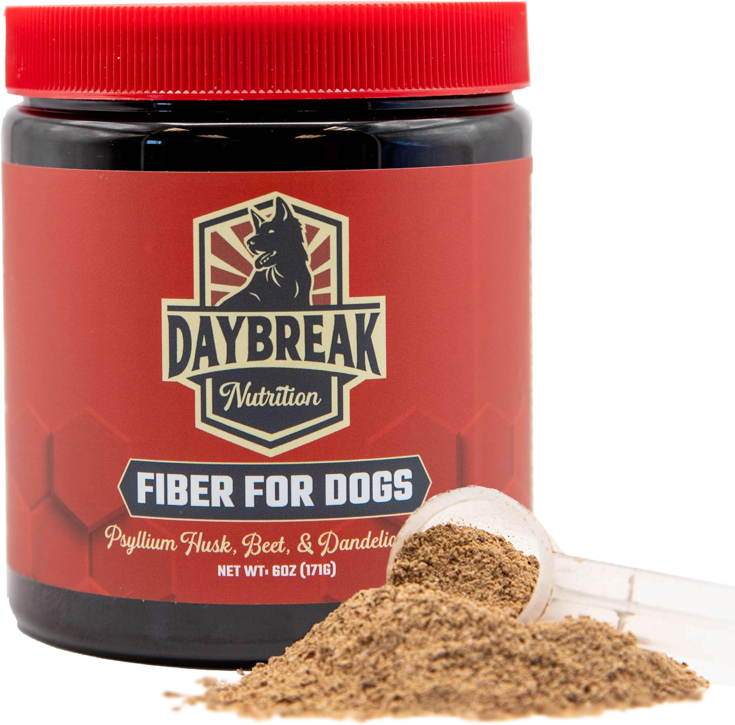 Fiber for Dogs Psyllium Husk, Beet Root, Dandelion Root, and Prebiotics to Aid in Relief from Diarrhea, Constipation, Anal Gland Issues, and Scoots