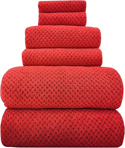 Miniatura 8 de YTYC Toallas, toallas de baño de gran tamaño de 39 x 78 pulgadas para adultos, toallas de baño de lujo, juegos extra grandes para baño, toallas de