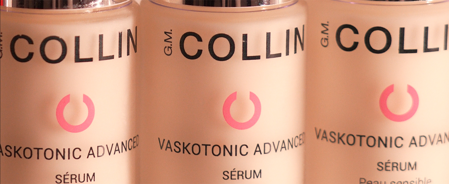 GM COLLIN Vaskotonic Advanced Serum | Redness Relief Face Serum for Sensitive Skin | Hydrating Moisturizing Barrier Repair with Vitamin B5 | 1 oz
