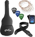 Ashthorpe 30-inch Guitare acoustique pour enfants (Blue), kit de démarrage pour débutants avec sac à gigs, cordes supplémentaires, bracelets, picts et leçons