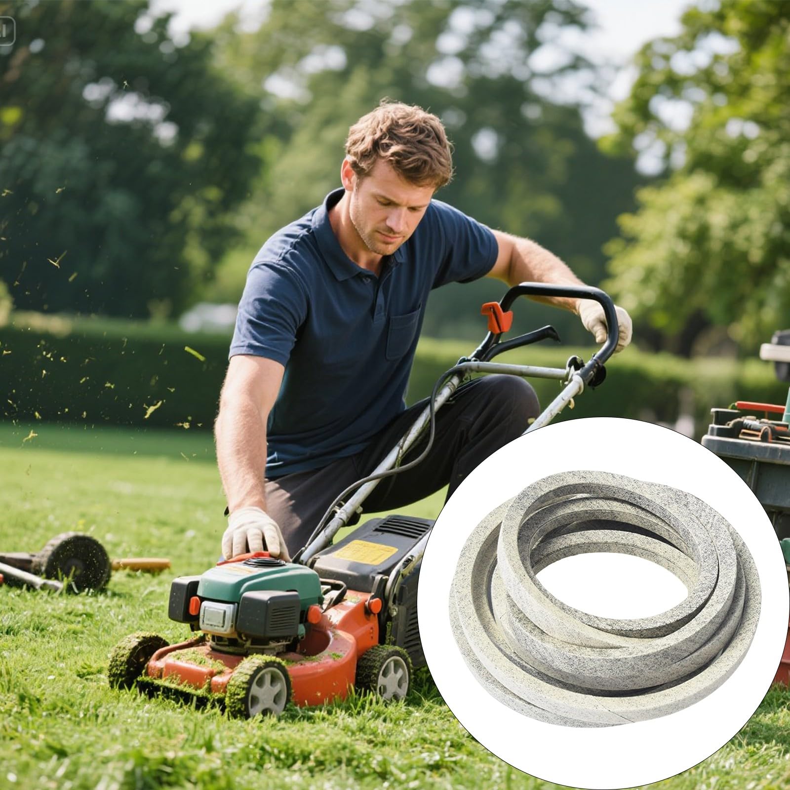 Robusta Cintura Da 5/8 Pollici Larghezza E 189 Pollici Lunghezza Cintura Per Attrezzature Per Resistente All'olio Con Tecnologia in Aramide Carbonio Rinforzata