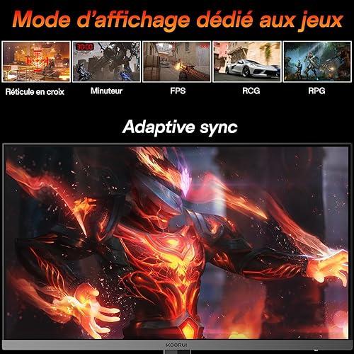 KOORUI 27 IPS QHD 260Hz HDR400 Gaming Monitor - 7