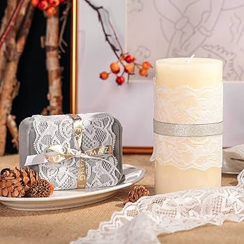 Lace Trim For Sewing 300 Yards Vintage Lace Trim Ribbon (1.8