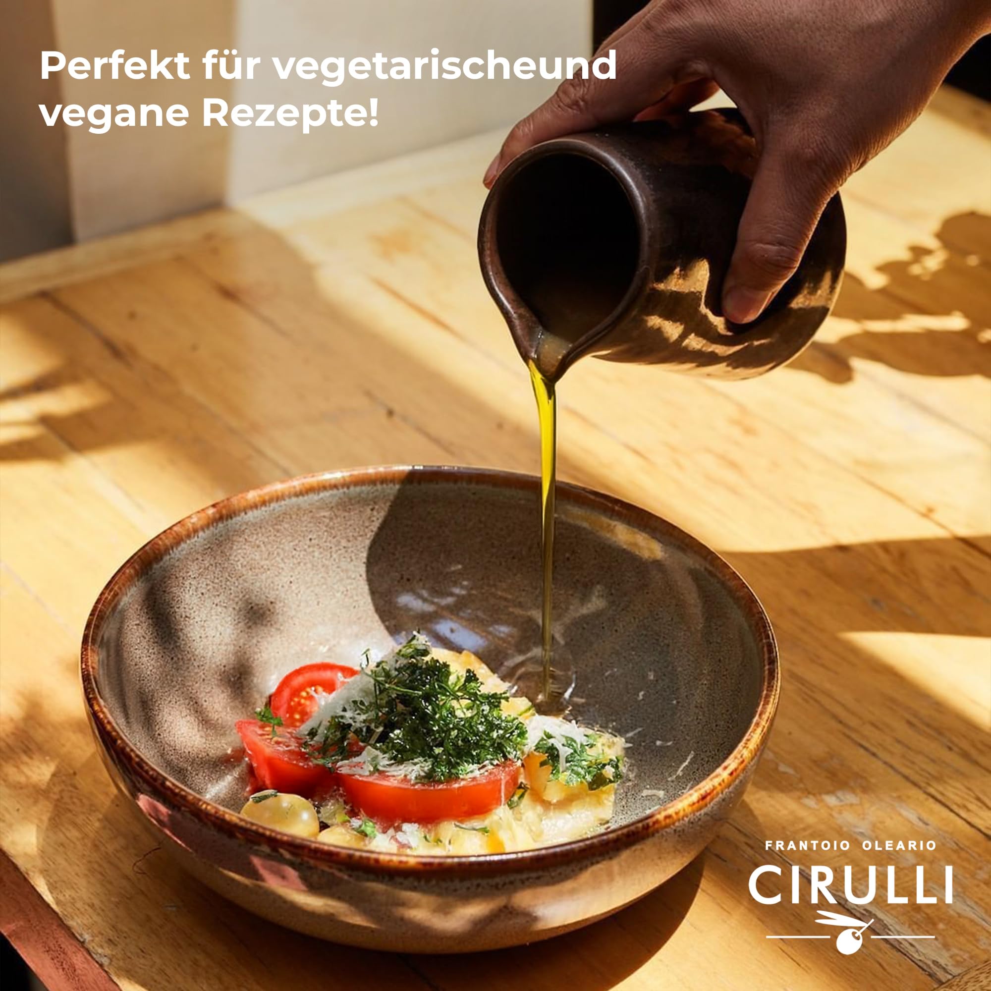 Cirulli Bio Natives Olivenöl Extra Vergine-3L- Natürlich Ernte-Premium-Qualität Italienisches Olivenöl - Unraffiniert & Ungefiltert - Ohne Zusatzstoffe - Großartiger Bio-Geschmack mit Fruchtigem Aroma