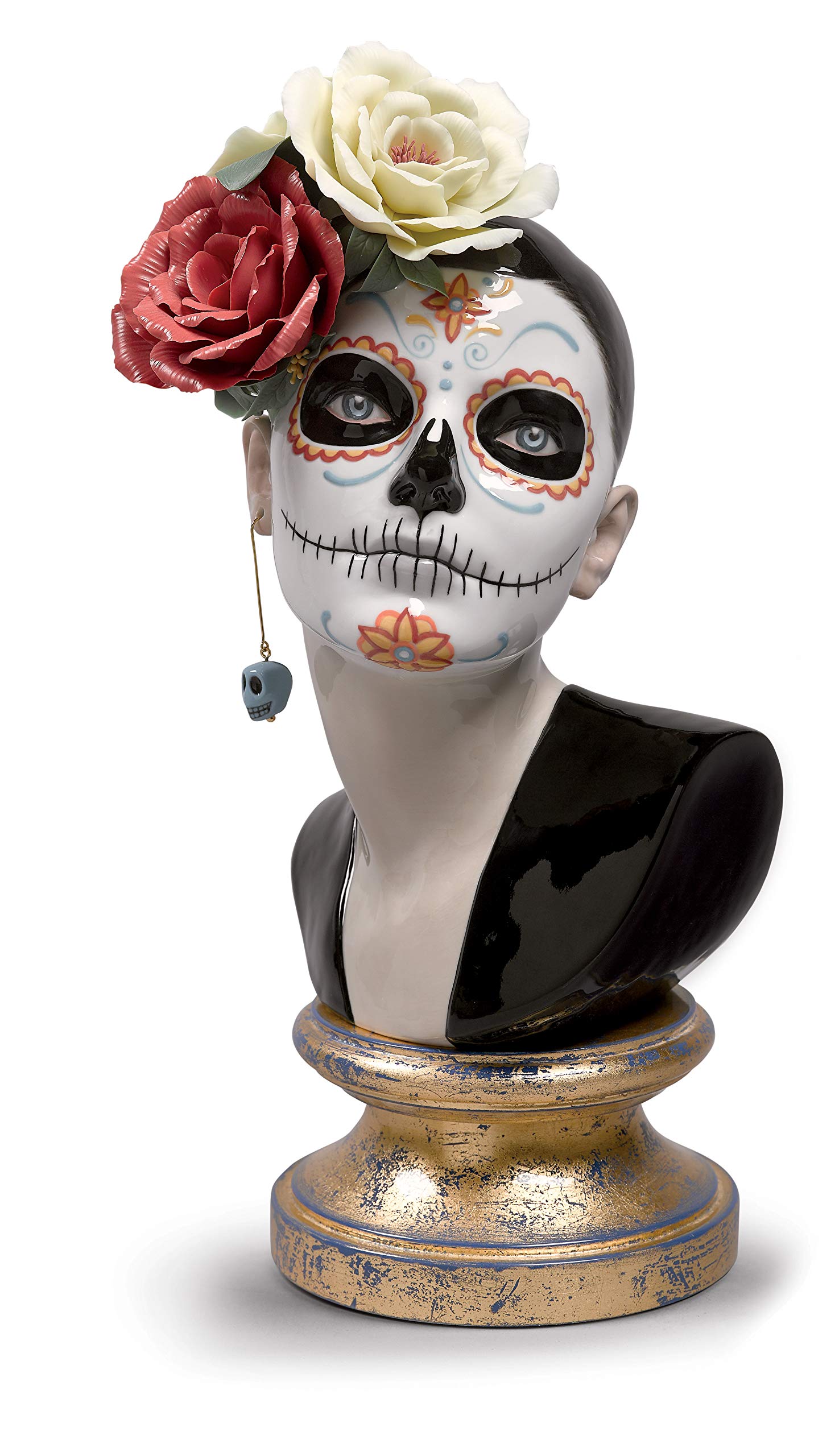 LLADRÓBeautiful Catrina Figurine. Limited Edition. Porcelain Figure Figure.