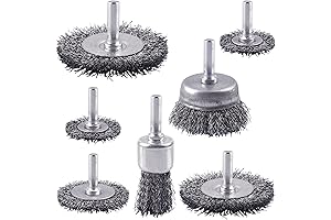 7 Pack Brush Wheel Wire Cup Set: Rust Removal Solution