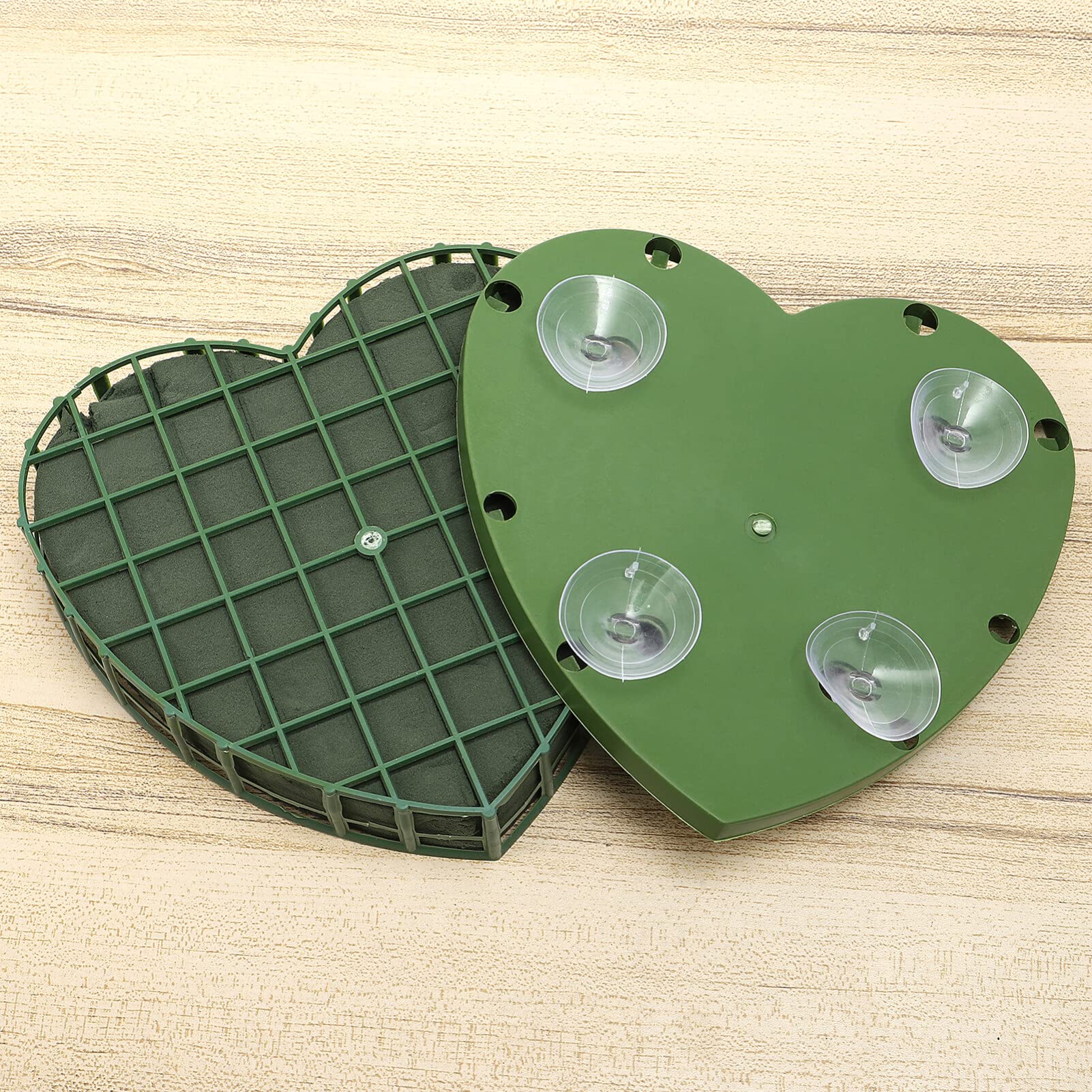 GARNECK Floral Foam Blocks 20cm Florist Sponge Floral Foam Bricks DIY Flowers Arranging Mud with Suction Cup for Valentines Day Wedding Party Random Color Style