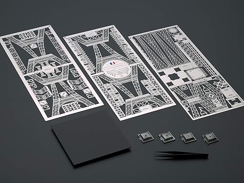 Miniatura 6 de Torre Eiffel - Modelo a escala de acero inoxidable 11000 de Aerobase - Modelo único de Japón