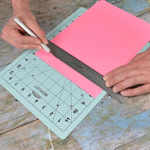 Miniatura 6 de Westcott Alfombrilla de corte autocurable de 9 x 12 pulgadas con rejilla para coser, acolchar, hacer tarjetas (00503)