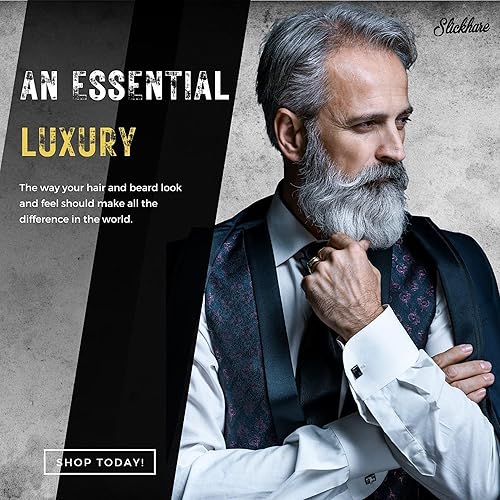 Miniatura 7 de Slickhare Magic Beard Elixir - Aceite para barba 100% natural, aceite orgánico para barba para hombres, fabricado en Estados Unidos, paquete de 1