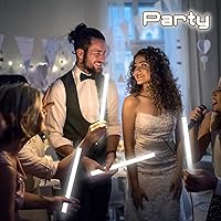Vista 6 de Lewtemi 30 Pcs Large Glow Sticks Bulk, 14 Inch Jumbo Light up Sticks Holiday Colorful Sticks Emergency Glow in The Dark Party Supplies for Camping