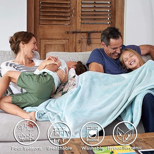 Miniatura 8 de Lavish Home Manta  Manta de felpa tejida de poliéster Sherpa a cuadros  transpirable y lavable a máquina en color fantasma