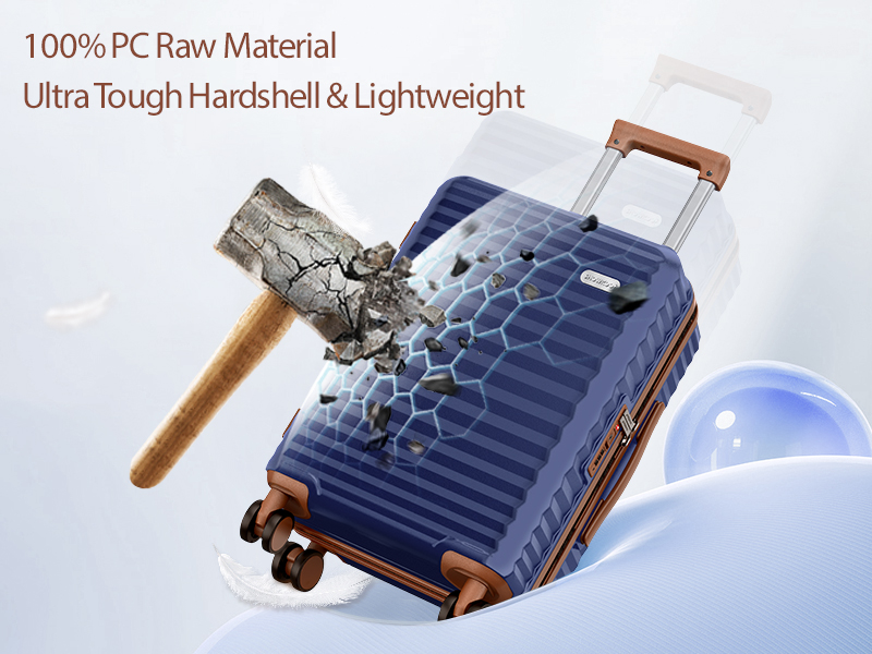 Amazon.com | SHOWKOO Luggage Sets 3 Piece Hardside Expandable