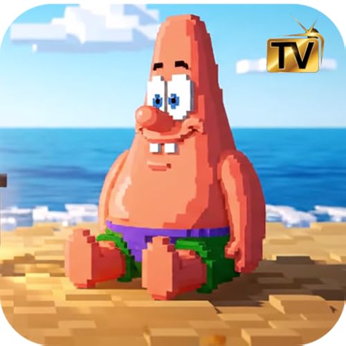 Patrick Star Block Craft Beach Sounds & Relaxing Waves For Fire TV & Fire Tablets
