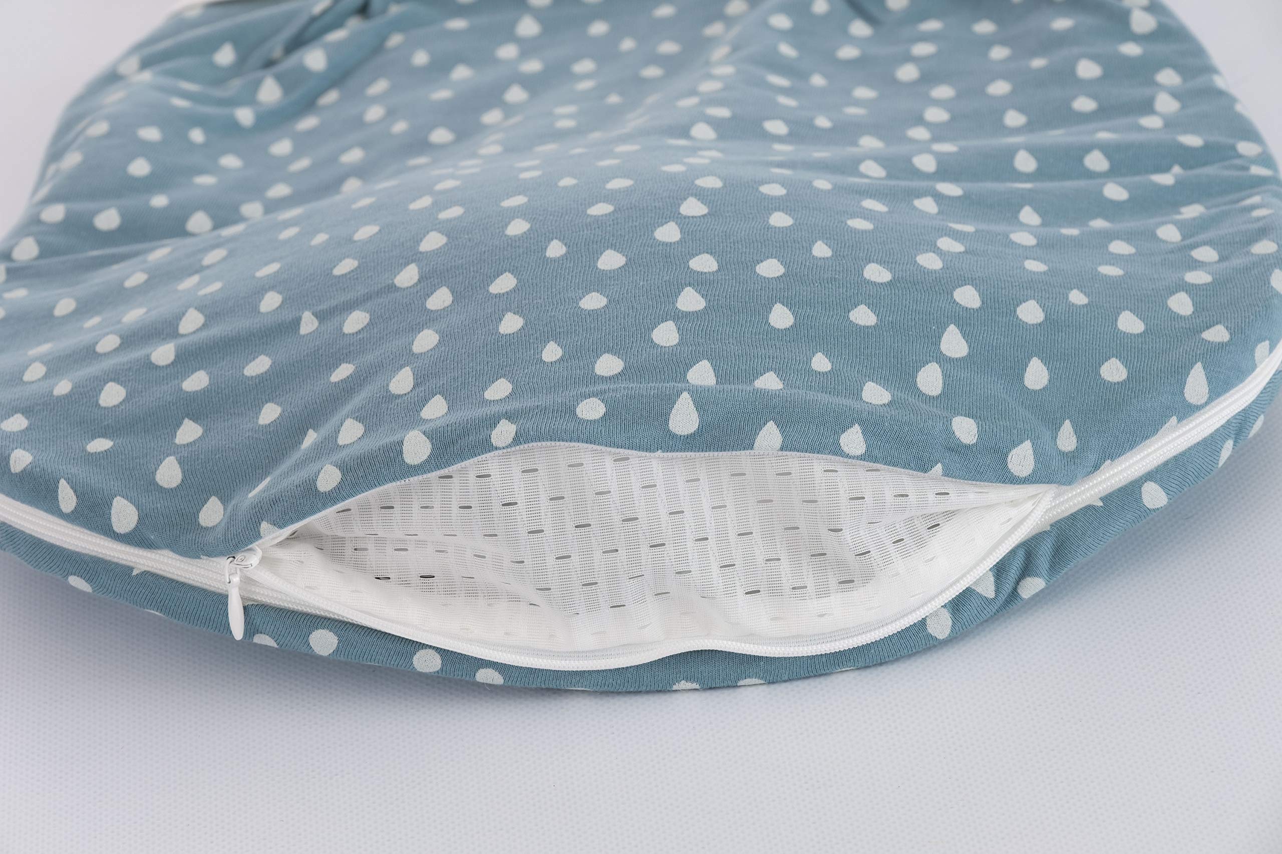 Träumeland s0102753 Saco de dormir Juego liebmich gota azul océano 3 piezas 56/62, multicolor