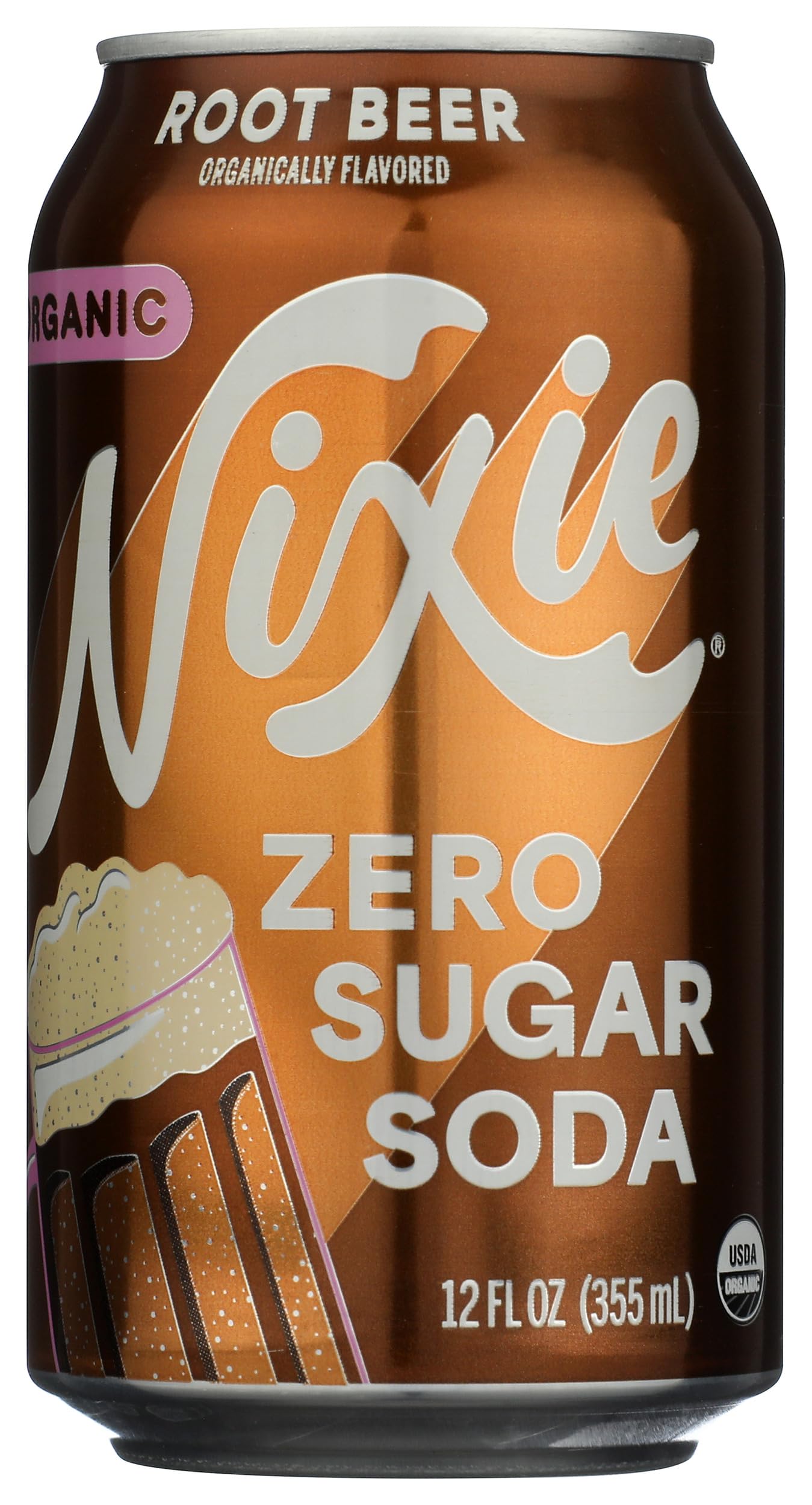 Amazon.com : Nixie Organic Zero Sugar Soda, Root Beer, 0 Sugar, 0