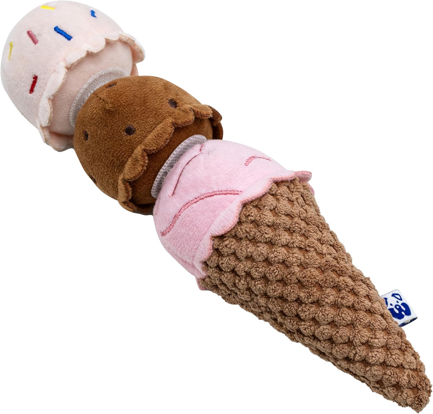 Pet Supplies Pawty Dog Toys Ice Cream Cone Toy Plush Interactive