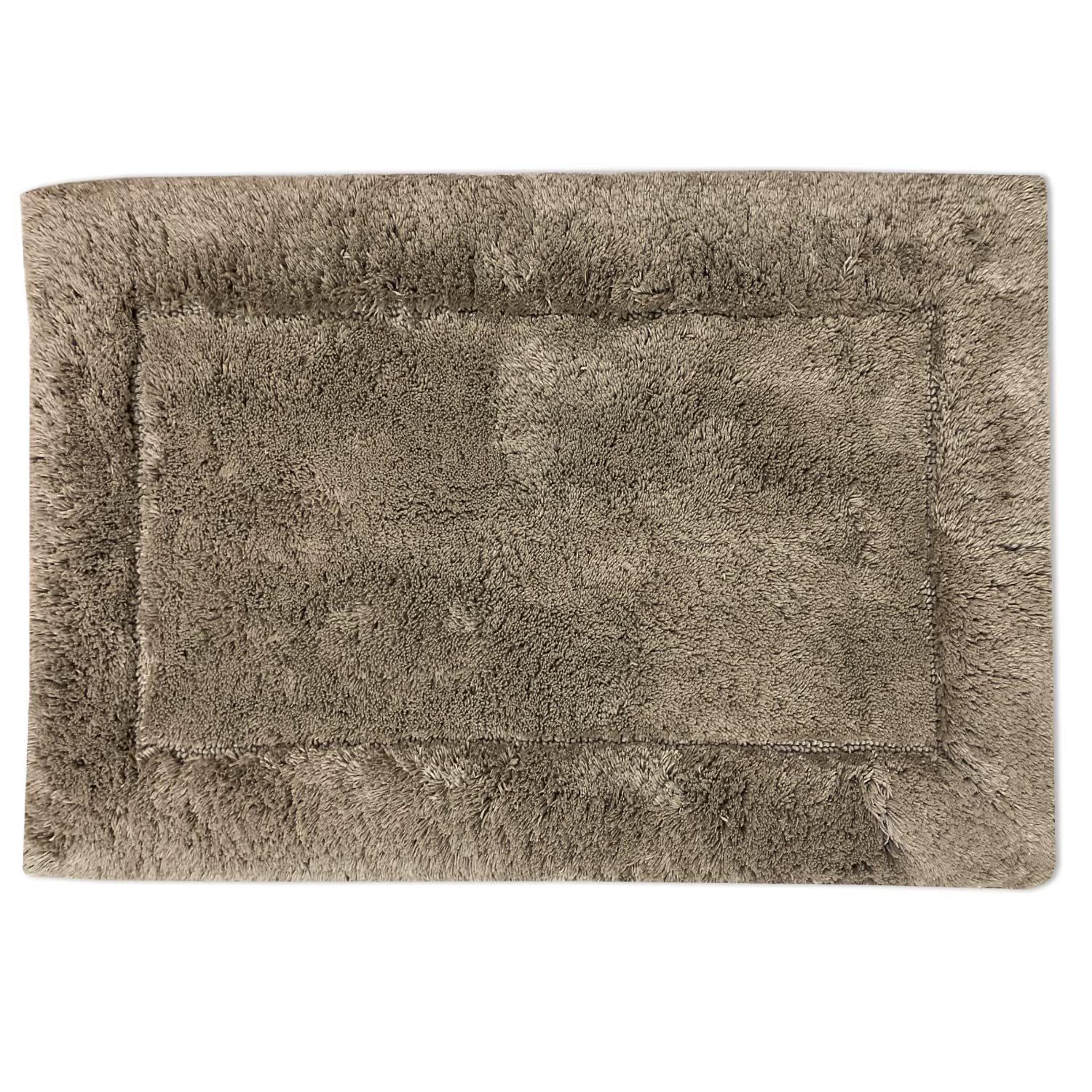Spaces Hygro Cotton 2000 GSM Machine Tufted Large Premium Bath Mat for Daily use | Anti-Skid, Good Absorbent & Soft Feel – 50 x 80 Cm -Brown-image-47