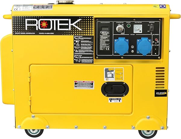 Rotek Diesel Stromerzeuger GD4SS-1A-6000-5EBZ (5,5 kVA / 230V 50Hz 1-phasig) - 2