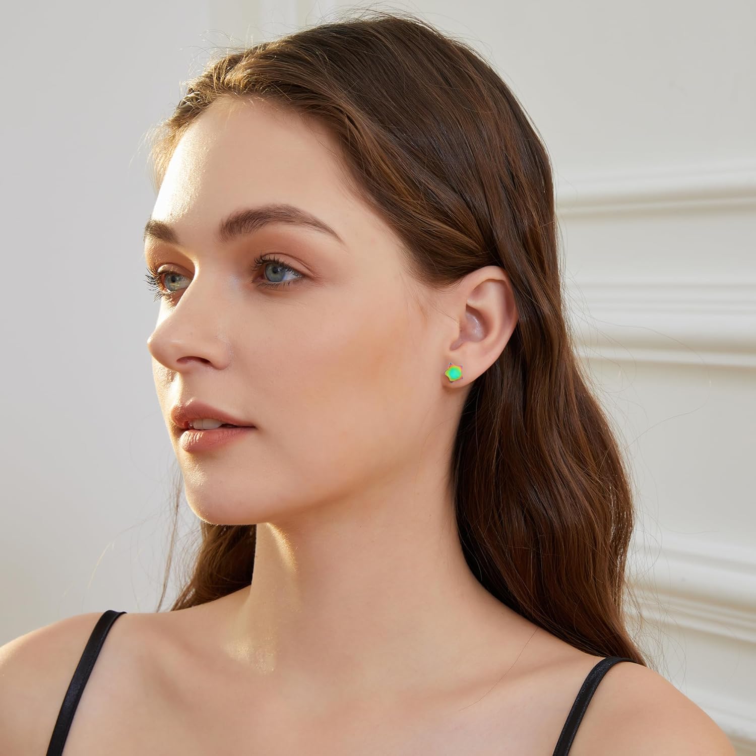 Titanium Star Butterfly Screw Back Earrings for Women Surgical Stainless Steel Hypoallergenic for Sensitive Ears Animal Ear Studs - Image 3