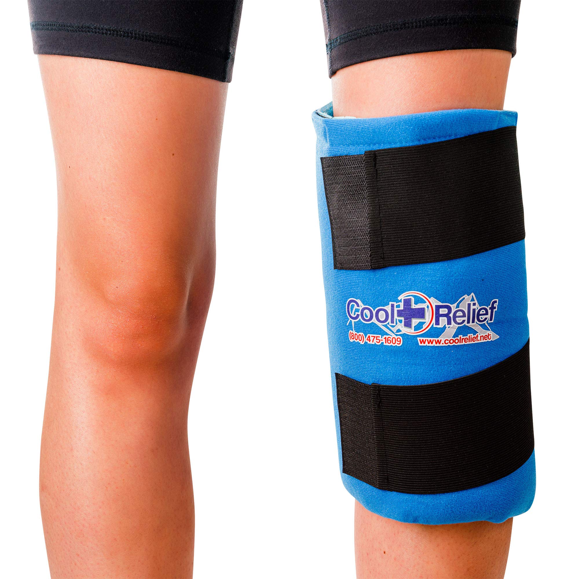 CoolRelief FlexGel - Paquete de hielo de gel versátil para rodilla, hombro y cadera, reutilizable de grado médico, terapia avanzada de frío (11 x 12 pulgadas, paquete individual)