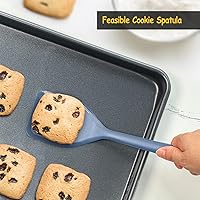 Vista 8 de Silicone Spatula Set, 600°F Heat Resistant Silicone Spatula Turner Flipper for Cooking, Non Stick and Non Scratch Kitchen Utensils for Eggs &