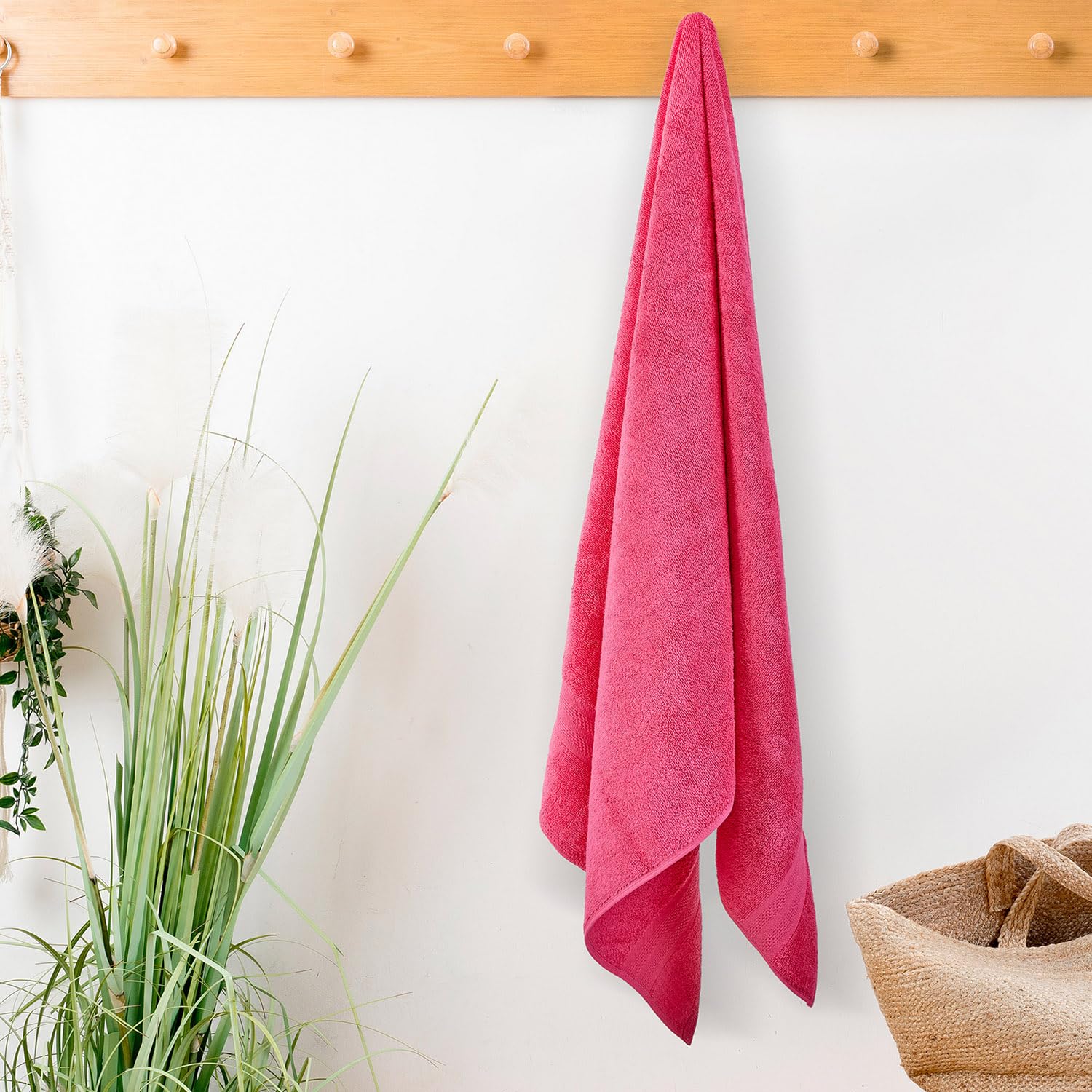 Layers 100% Cotton Bath Towels - Soft & Absorbent -28