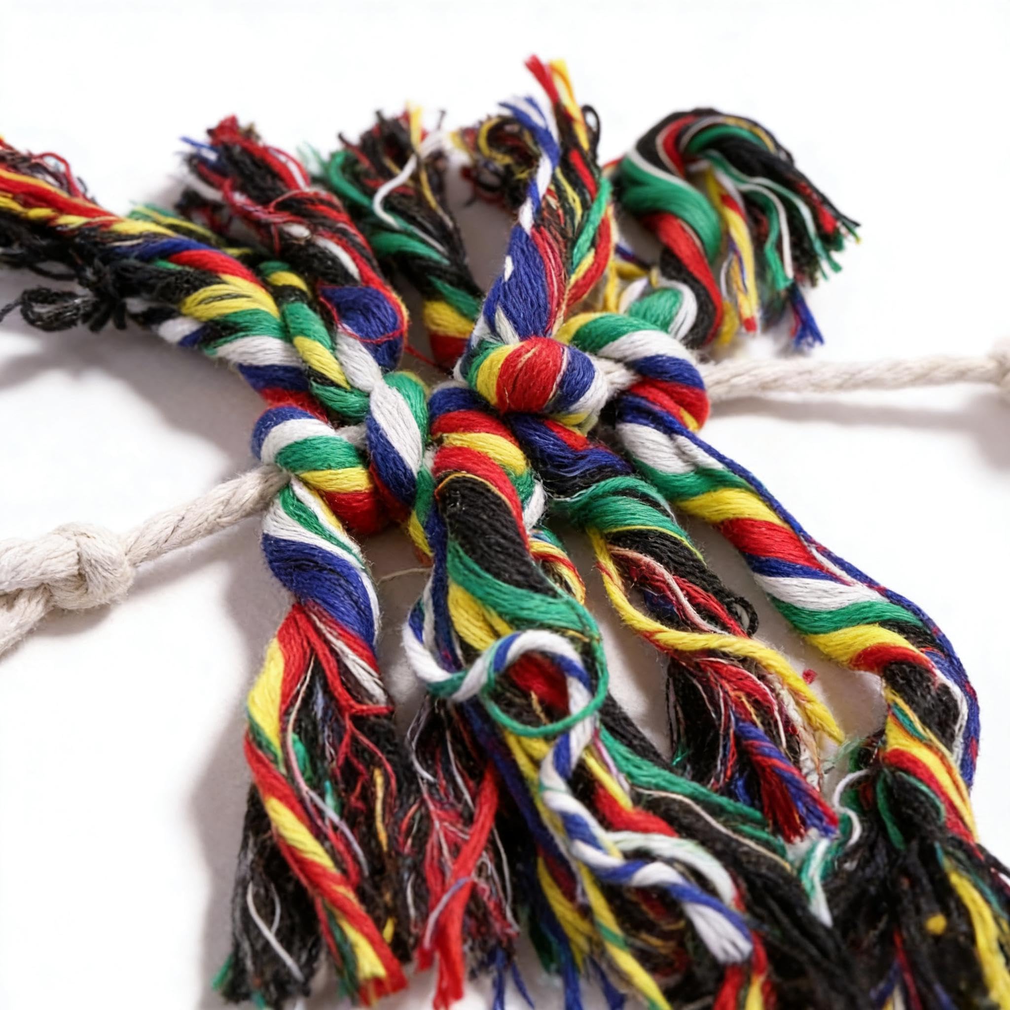 Grands jouets pour perroquet gris africain cacatoès - Jouets à mâcher en bois naturel - Jouet d'escalade durable pour oiseaux de taille moyenne et grande - Jouet suspendu pour cage à oiseaux