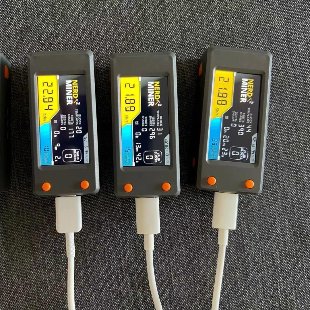 Amazon.com: NerdMiner V2 T-Dongle S3 Bitcoin Solo Miner Crypto Miner Bitcoin  Mining Machine Nerdminer ‎Nerd Miner T Display S3 Bitcoin Lottery Miner :  Electrónica