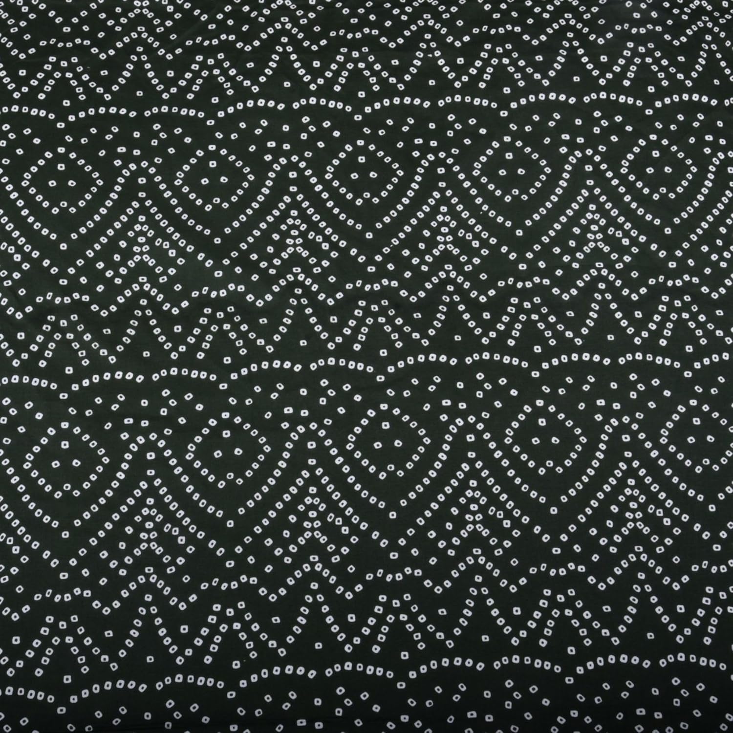 Trade Star 100% Cotton Fabric for Sewing Indian 5 Yard Cotton Hand Block Printed Fabric for Crafting, Dressmaking Indian Traditional Bandhej Textile by The Yard (Pattern 3, 5 Yard)