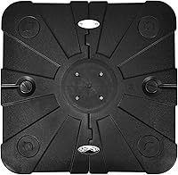 Vista 1 de Tangkula Base de sombrilla de patio con ruedas, peso relleno de arena húmeda de 260 libras, placa base cuadrada resistente para sombrilla con barra