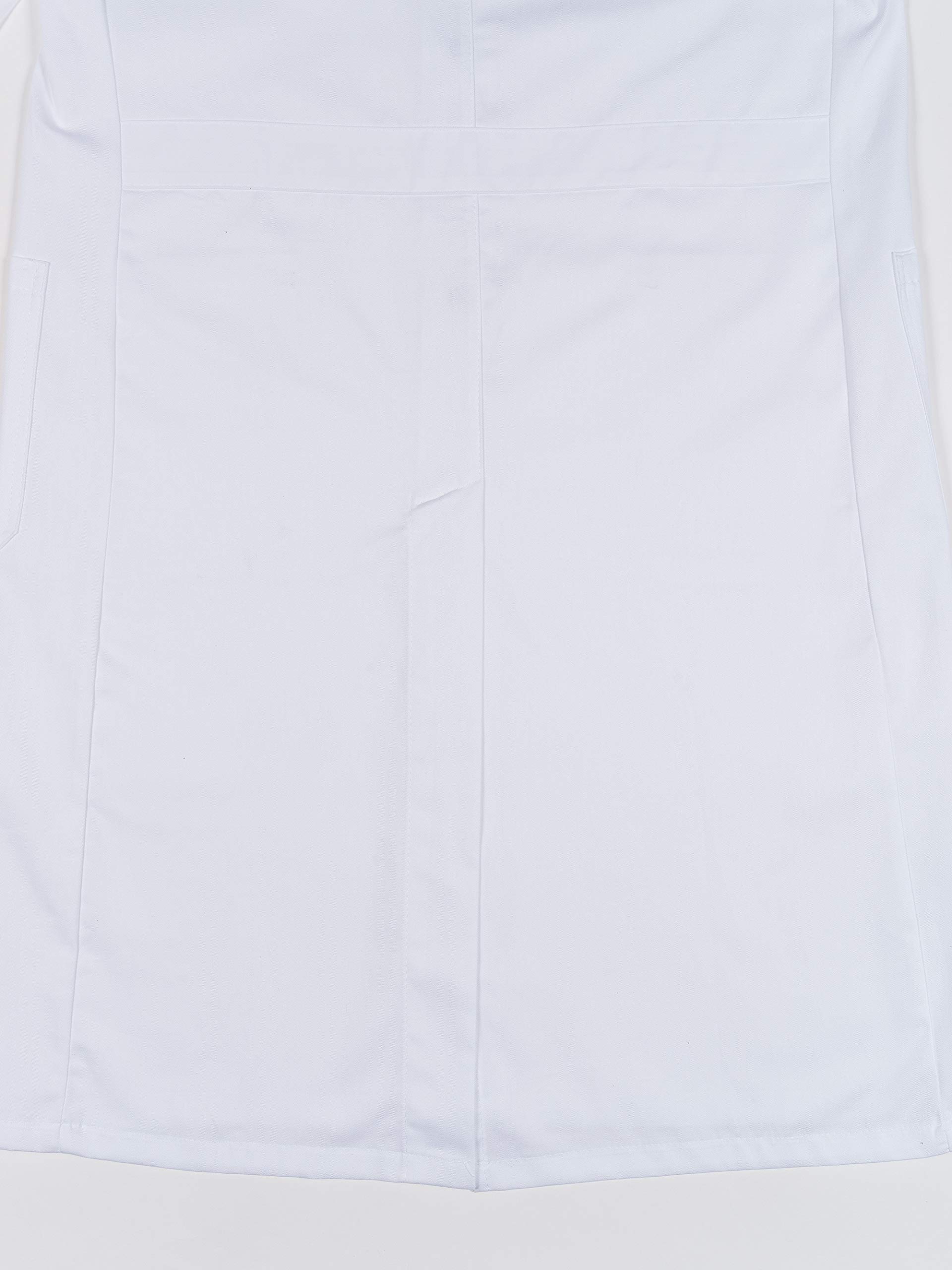 Gima - Camice Bianco Unisex, 100% Cotone Alta Qualità, con Bottoni Automatici e Polsini Elastici, Taglia EU 40, Linea Professionale, per Medici e Studenti