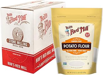 Bob's Red Mill Potato Flour, 24oz (Pack of 4) - Non GMO, Vegan, Kosher