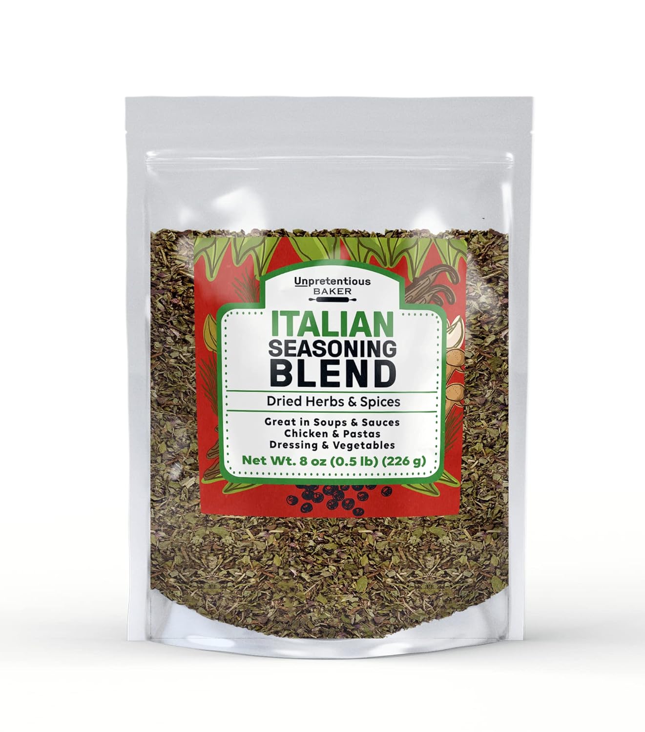 Unpretentious Italian Seasoning, 4 lb, Great in Soups & Sauces, Delicious Seasoning Blend