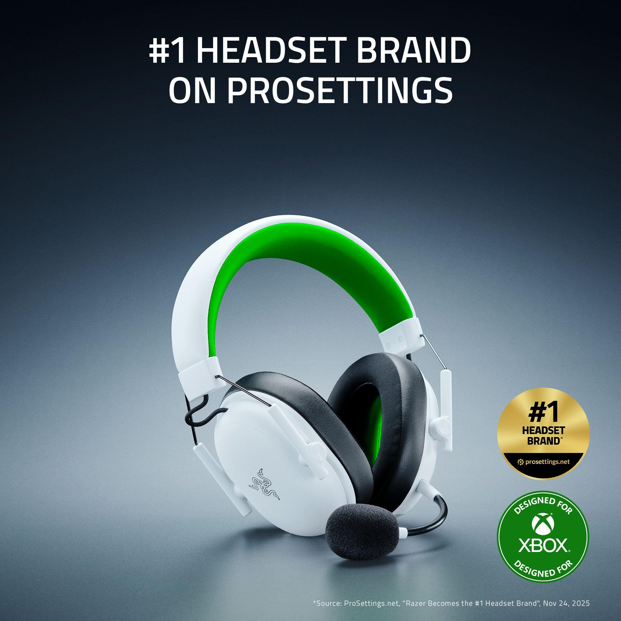 Razer BlackShark V3 X HyperSpeed Wireless Gaming Headset - 50mm Drivers - Dettaglio