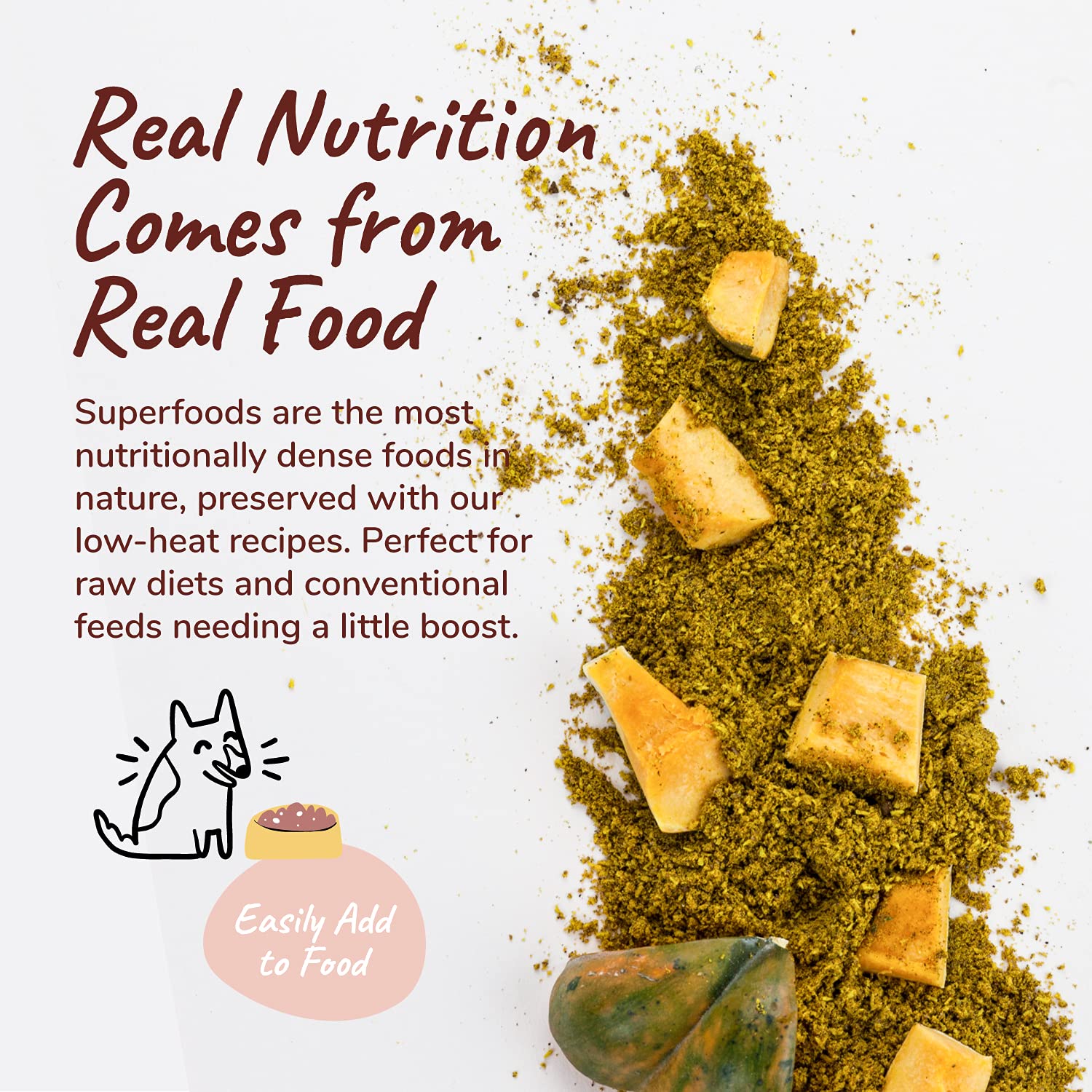 kin+kind Organic Fiber for Dogs & Cats Pumpkin Boost for Healthy