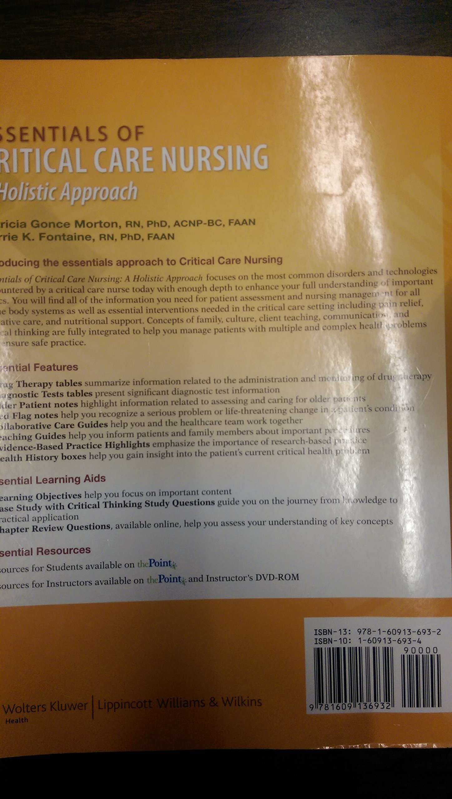 Essentials of Critical Care Nursing: A Holistic Approach