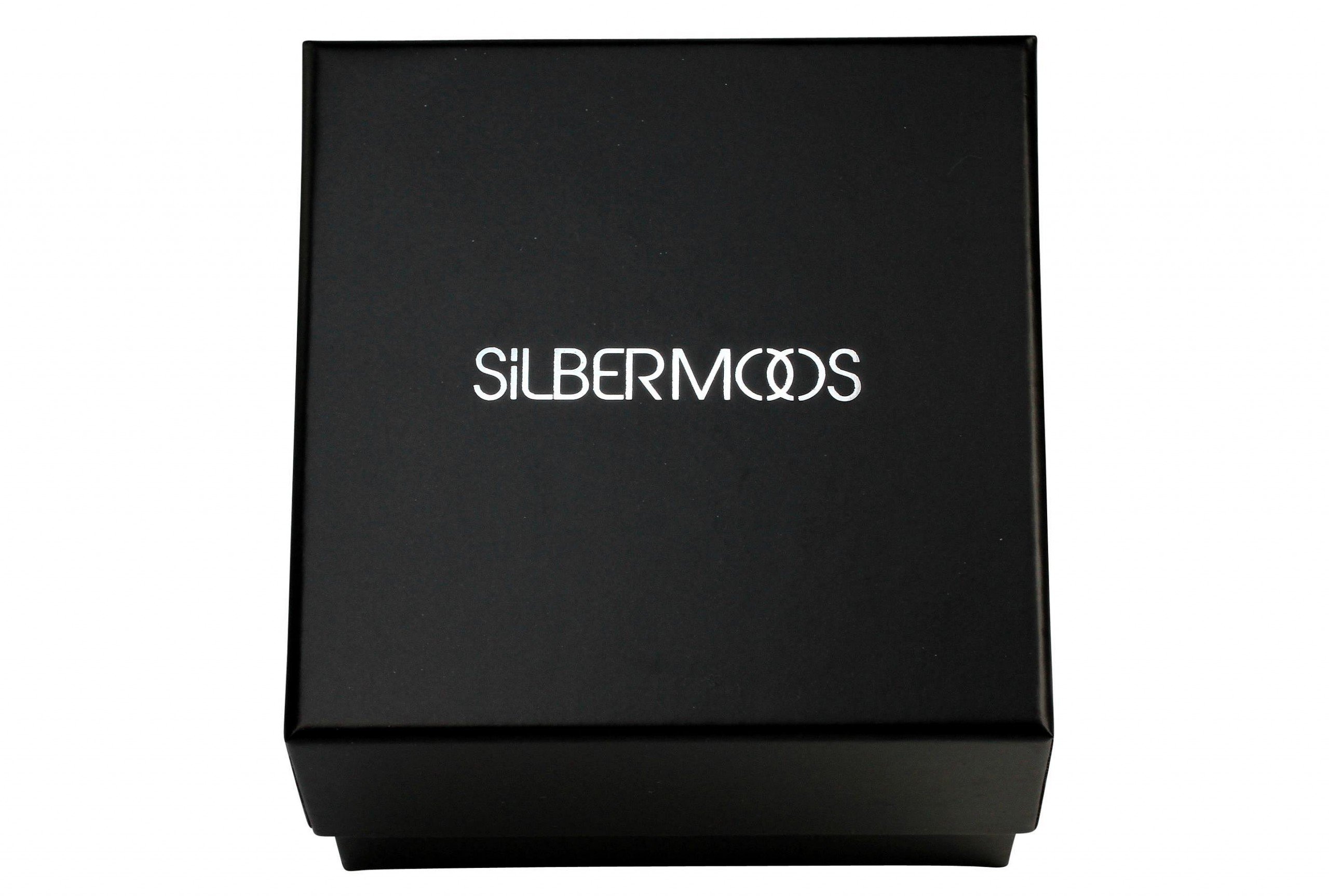 SILBERMOOS Damen Armreif Armspange schmal offen gewickelt flexibel gebürstet Spirale 925 Sterling Silber
