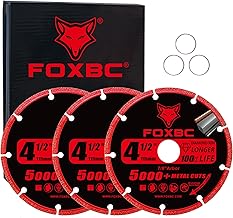 Top 10 metal cutting wheel for angle grinder review 5 FOXBC 4-1/2 Inch Diamond