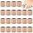 Blulu 24 Pieces Toe Tubes 0.98 Inches Cushion Tube Corn Pads for Toes Sleeves Soft Gel Protectors for Cushions Corns Blisters Calluses 3 Size(Skin Color,Large Size)