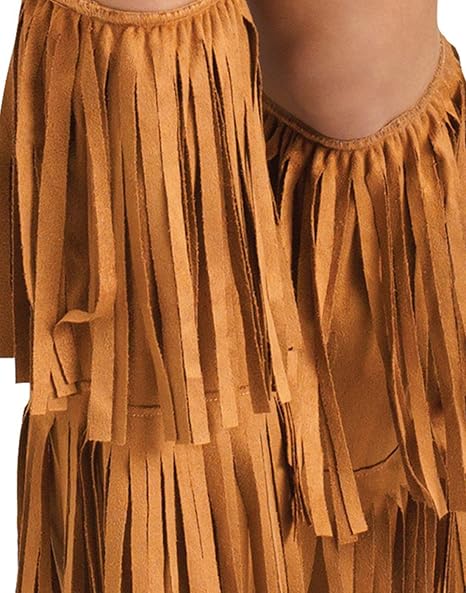 Amazon.com: Cubiertas de botas hippie con flecos, café, talla única : Ropa,  Zapatos y Joyería