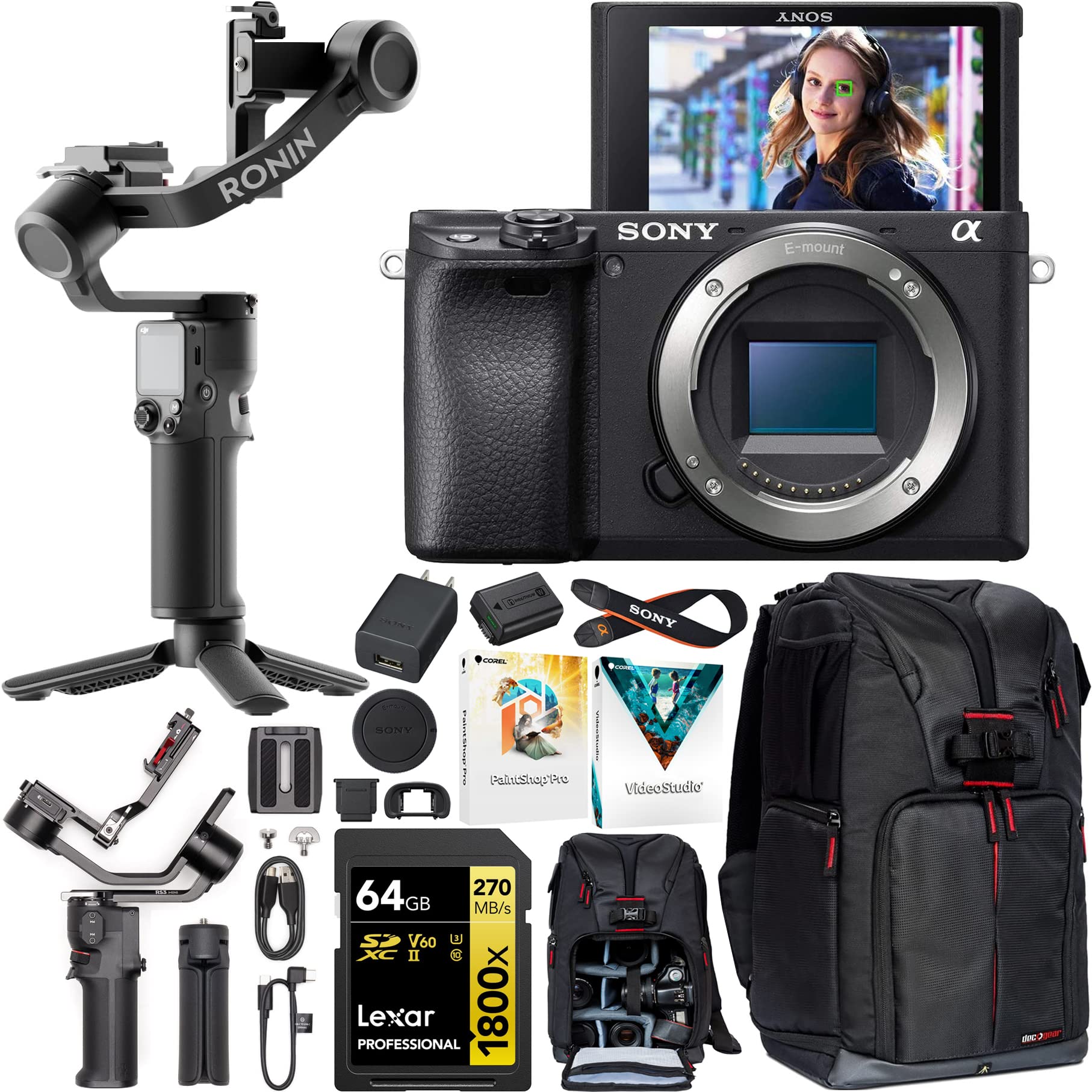Amazon.com : Sony a6400 Mirrorless Camera Body ILCE-6400/B 4K APS