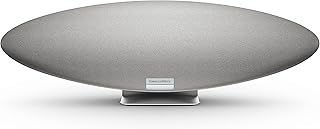 Zeppelin Wireless Smart Speaker, Wifi Speaker, Hi-Res Sound, Bluetooth, Airplay 2, Spotify Connect, and Alexa Built-In - Pearl Grey
