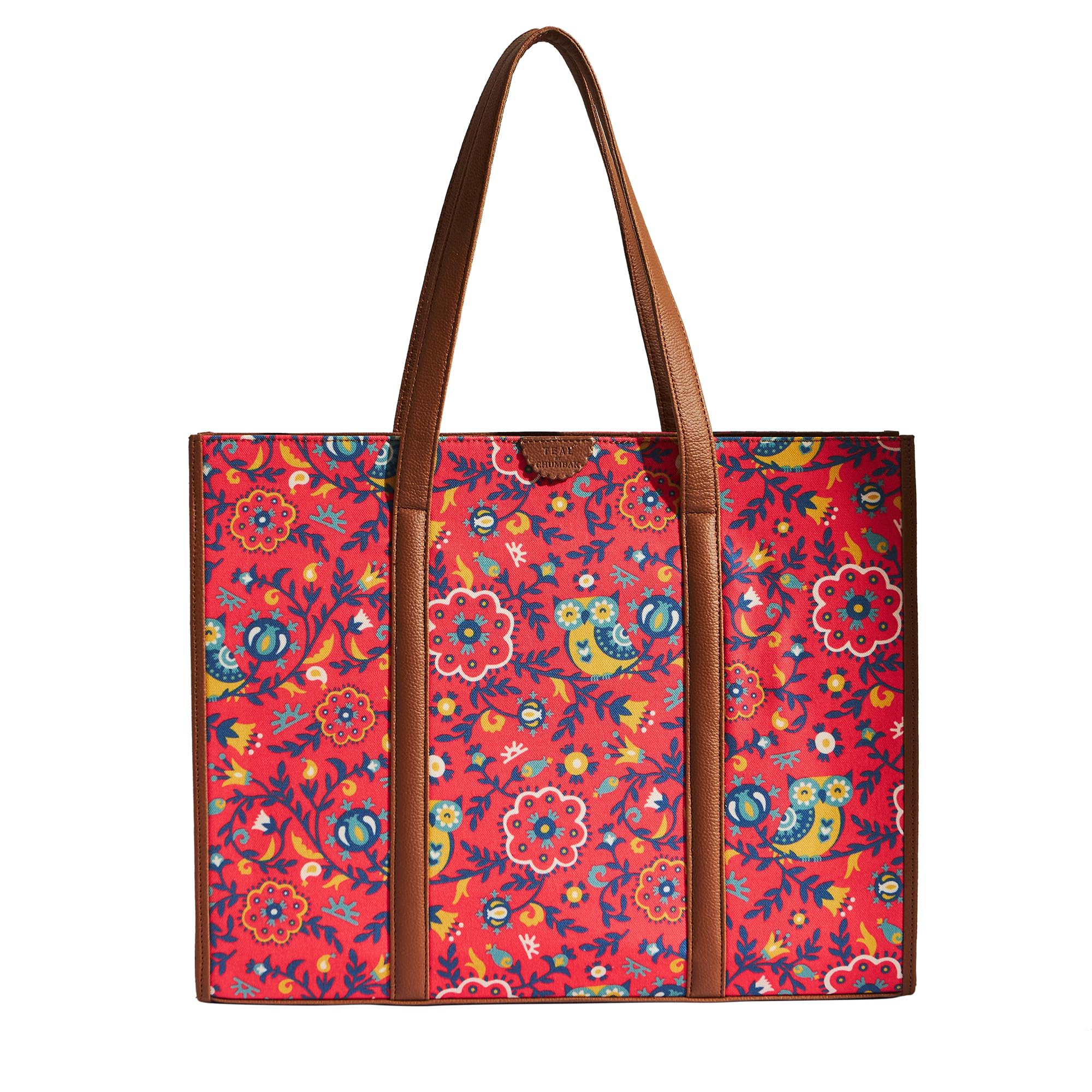 TEAL BY CHUMBAK Office Tote Bag for Women | Stylish Shoulder Bags for College | Professional Canvas Tote Bag | Laptop-Friendly College Bag (B0CZ7723FD) Amazon Price History, Amazon Price Tracker
