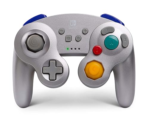 PowerA Wireless Controller for Nintendo Switch - GameCube Style Silver - Nintendo Switch