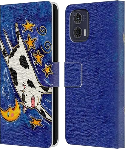 Miniatura 9 de Head Case Designs Officially Licensed Wyanne Quiet Creative Animals 2 Leather Book Wallet Case Cover Compatible with Motorola Moto G73 5G