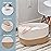 OrganiHaus Woven Storage Baskets for Organizing, Cotton Rope Organizer Bins for Shelves, Closet & Nursery, Dog Toy Basket, Decorative Bins for Toys, Towels & Books - 15x10x9, Honey/Off-White