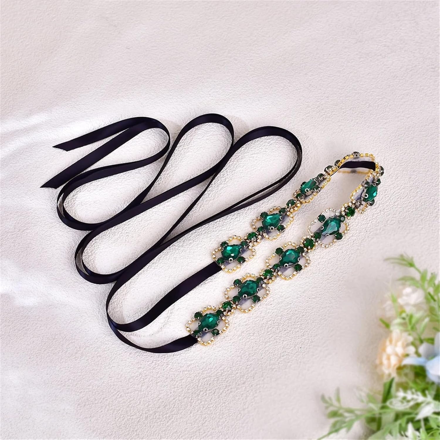Women’S Square Shape Rhinestone Bridal Belt Luxury Handmade Applique Dress Sash Designer Waist Jewelry For Bridesmaid Elegant Event Waist Accessories